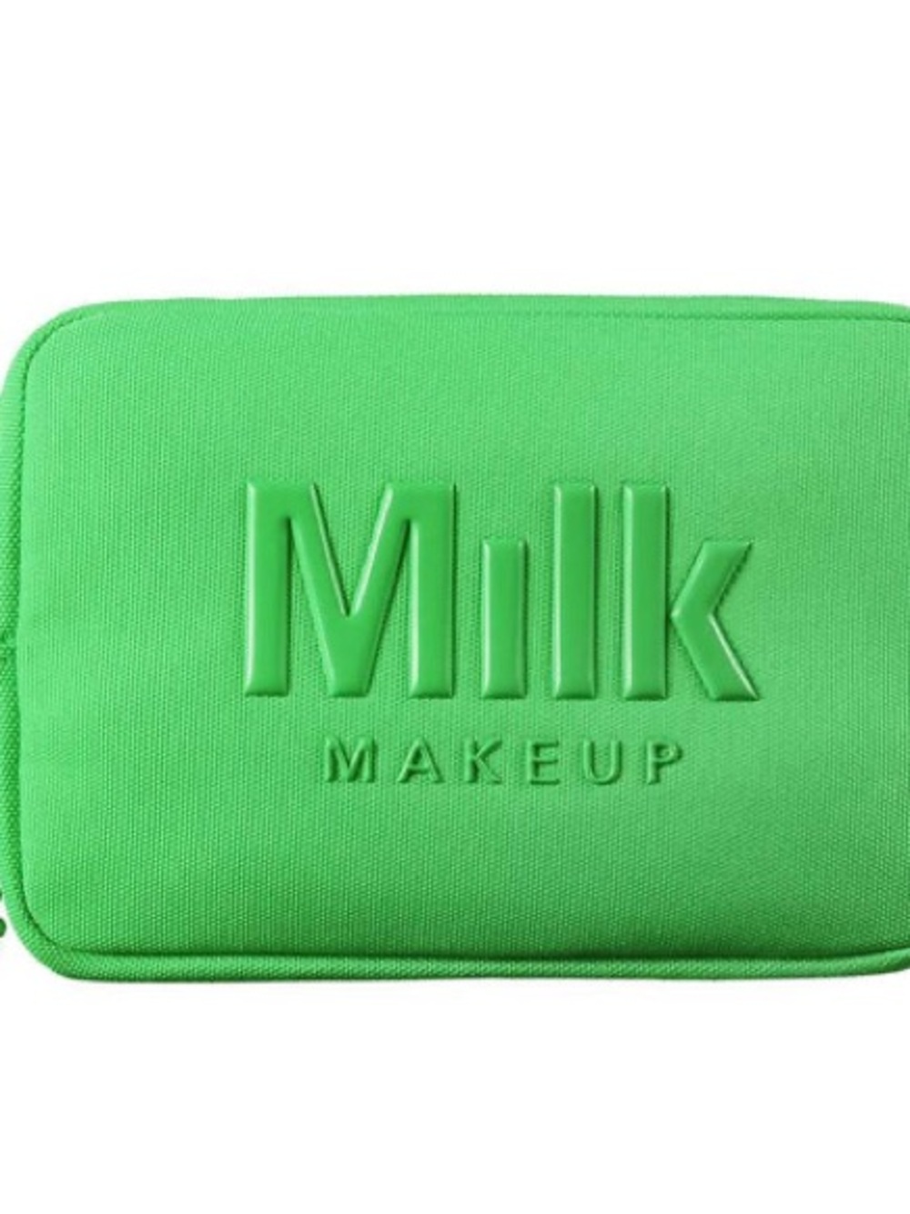 Milk Makeup Neon Green Logo Cosmetic Pouch